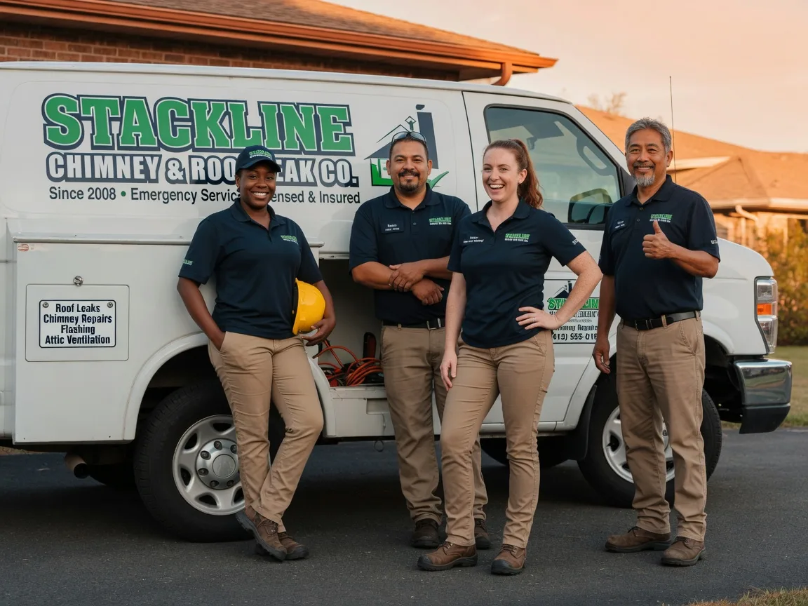 Chimney flashing repair company in Houston, DE